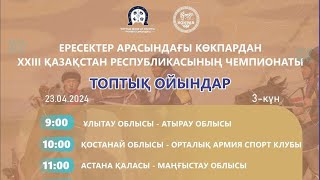 Кызылорда каласы Чемпионат 2024ж Абай обл Кызылорда обл 2 тайм