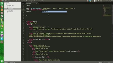 PHP Mysql Insert Update Delete in Bangla