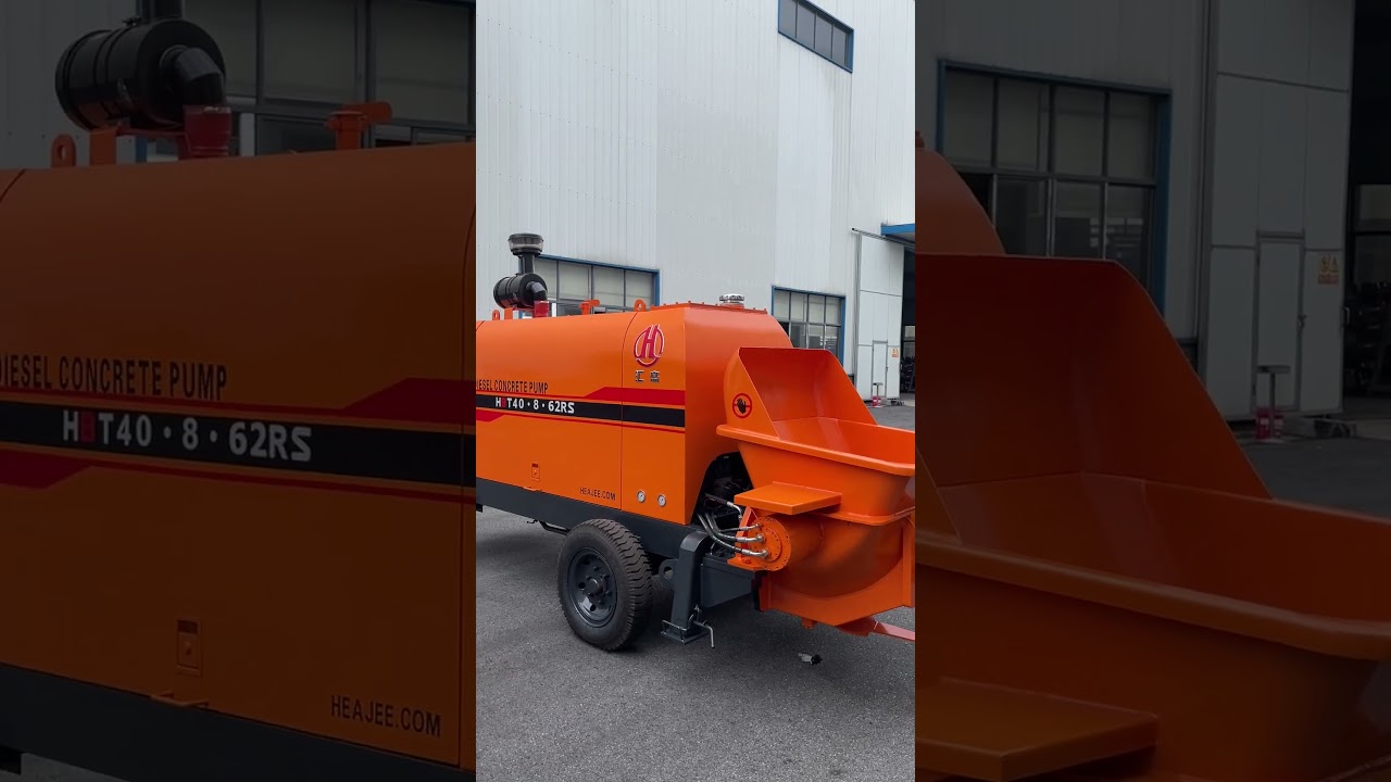 Diesel concrete pump HBT40-8-62RS