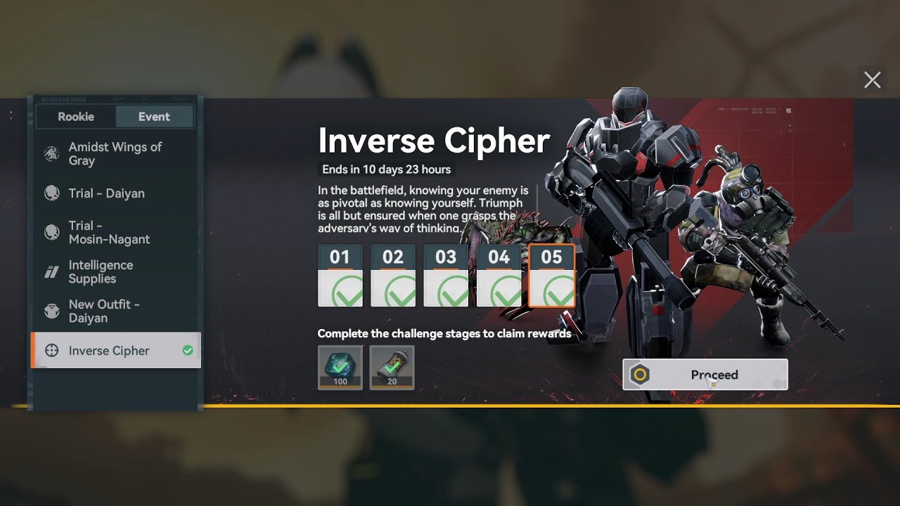 Inverse Cipher Day 5 | Girls Frontline 2: Exilium