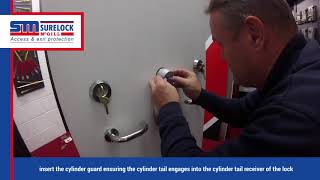 Changing Cylinder with Bolt-Through Cylinder Guard