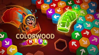 Colorwood Hexa (by Burny Games) IOS Gameplay Video (HD) screenshot 1