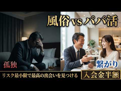 風俗は"消費"、パパ活は"投資"。50代が気づくべき決定的な違い