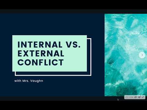 Internal vs  External Conflict