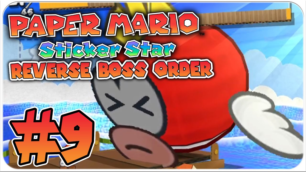 Paper Mario Sticker Star: Reverse Boss - Episode 9 - Cheep-Cheap Shot ...