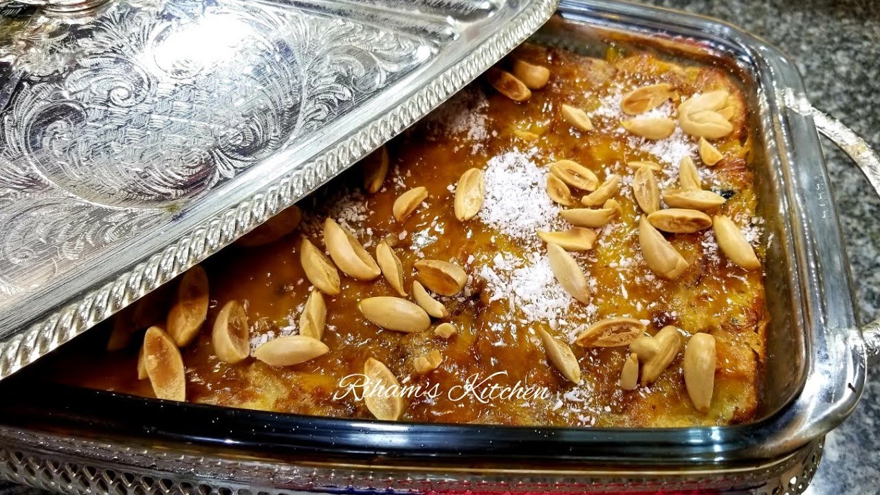 احلى صنف حلو بالكرواسون البايت Stale croissants dessert