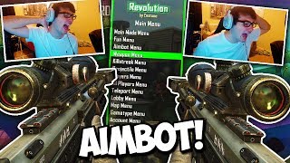 TROLLING FANS WITH AIMBOT IN SnD! (GONE WRONG!) - BO2 Aimbot Trickshotting