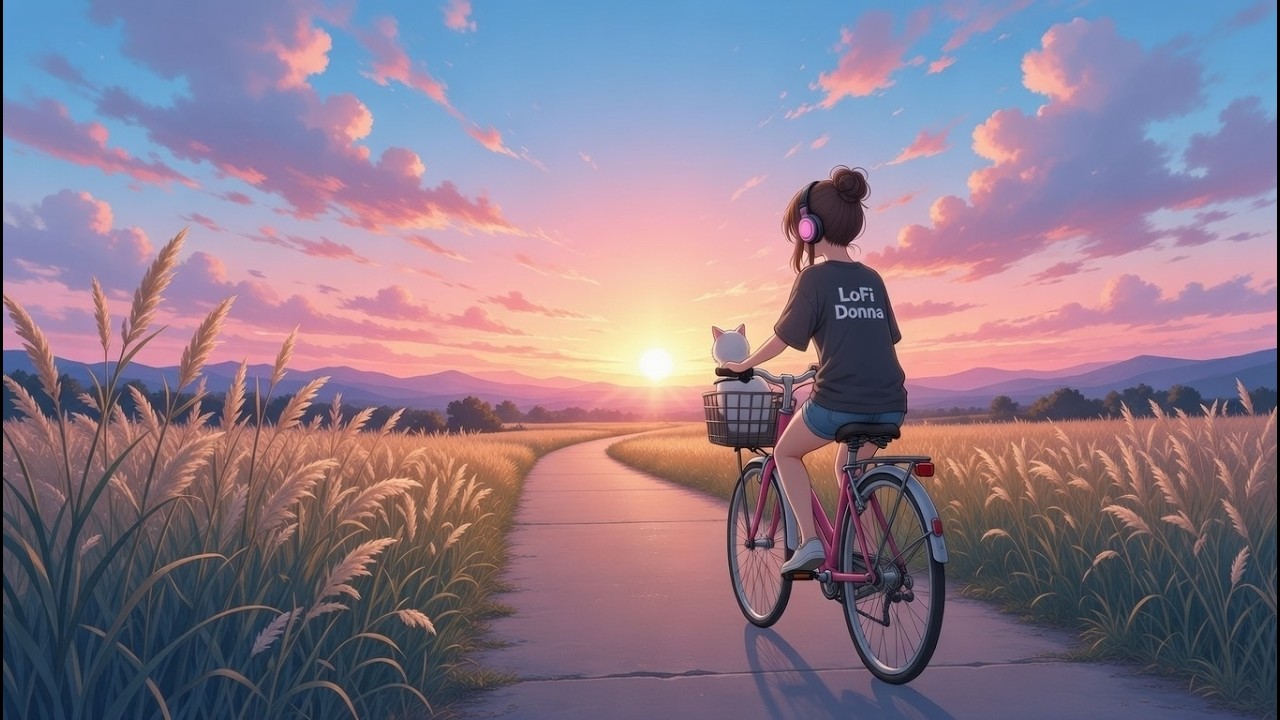 Lofi Beats to Relax / Study / Focus | Peaceful Sunset Chill Mix (1 Hour)