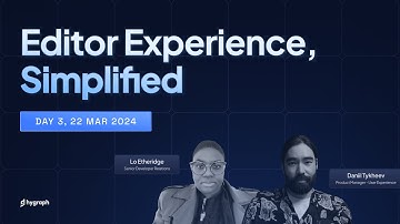Hygraph Studio Launch - Editor, Experience, Simplified