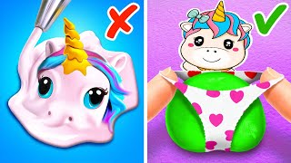 DIY Unicorn Squishy 🦄 *Viral TikTok Unicorn Gadgets and Crafts*