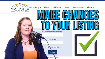 Mr.Lister Website Tutorial: Make Changes to Your Listing