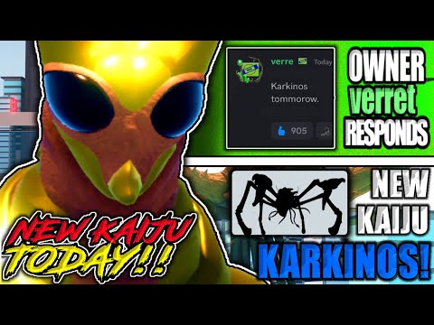 NEW Karkinos Kaiju COMING OUT TODAY! | NEW KAIJUS ALMOST EVERY DAY??? ||| Kaiju Universe