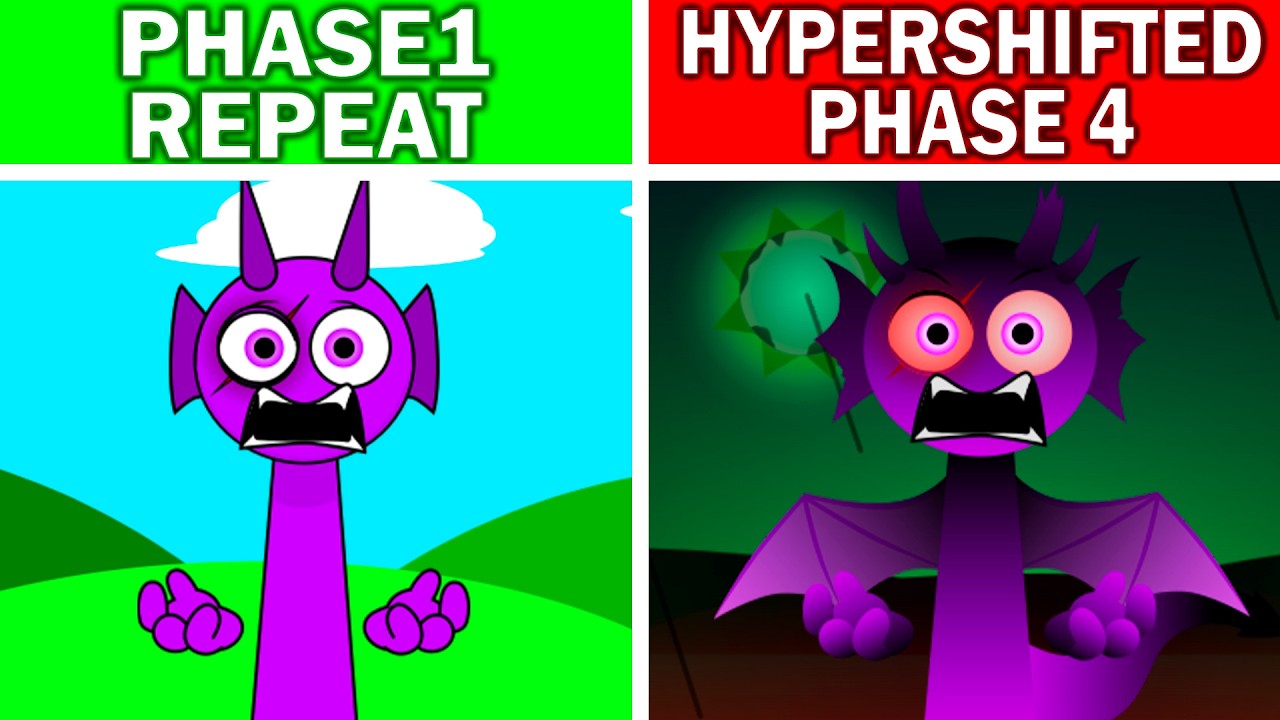 Sprunki PHASE 1 But Everyone Is REPEAT After HYPERSHIFTED PHASE 4