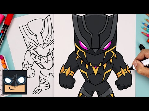 How To Draw Black Panther | Marvel Rivals