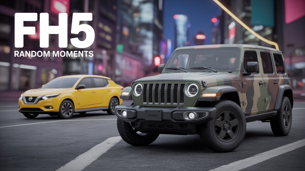 🕵️‍♂️ Camouflage Jeep vs. Nissan 🔥 | FH5 Random Moments