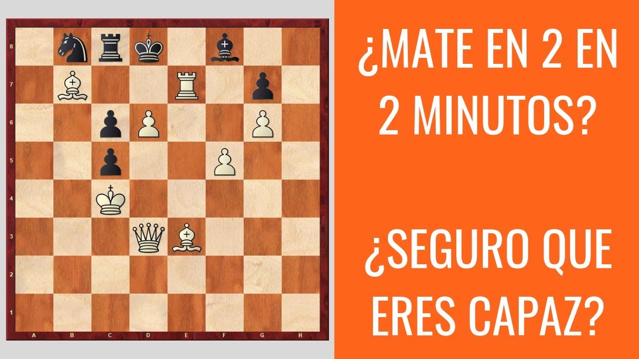 ¿eres Capaz De Dar Jaque Mate En 2 Jugadas ¡tienes Dos