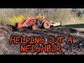 #217 Moving Some Dirt For a Neighbor with the Tractor