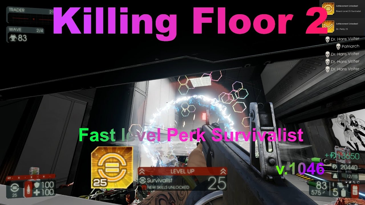 Killing Floor 2 Fast Level Perk V1080 Youtube