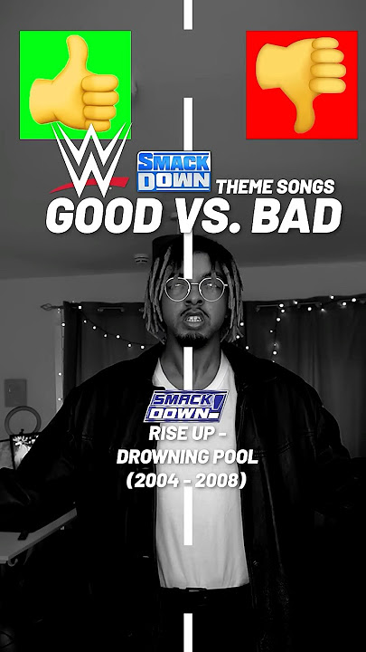 GOOD vs BAD WWE Smackdown Theme Songs! 🟢🔴 #wwe