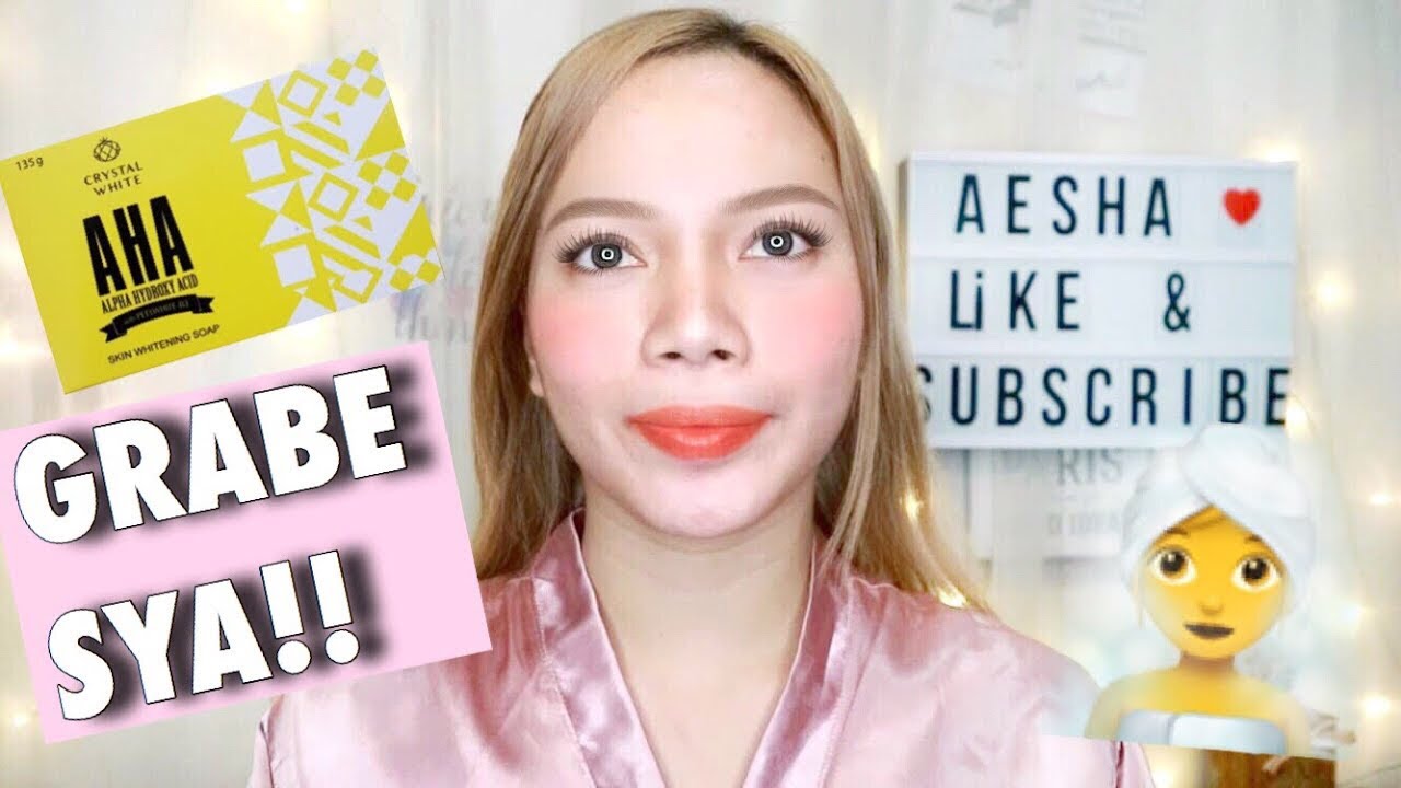 CRYSTAL WHITE AHA SOAP HONEST Review + GIVEAWAY Update