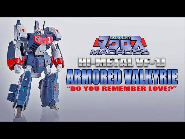 Bandai Hi-Metal VF-1J Armored Valkyrie DYRL robot figure review