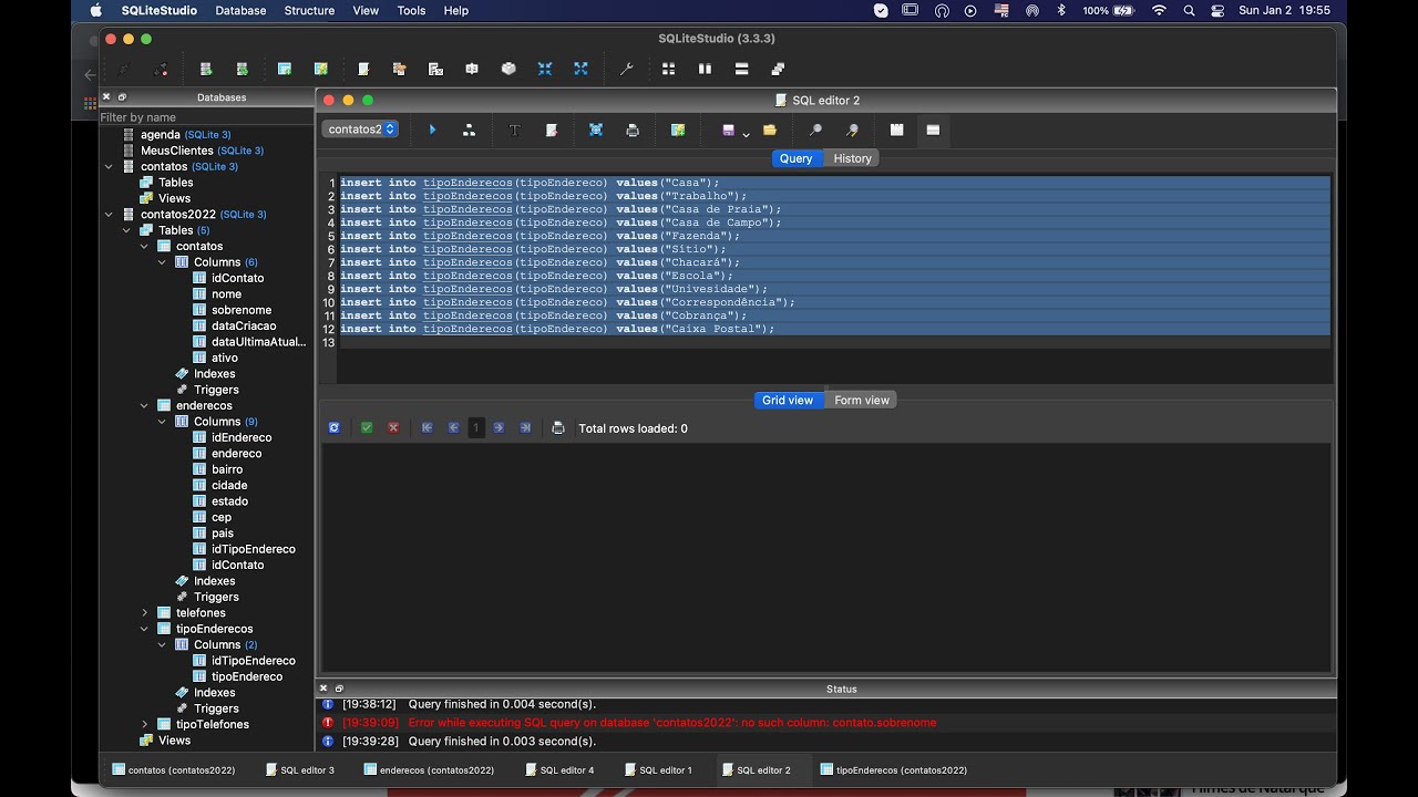 JAVA - Projeto Contatos 2022 com Banco de Dados Completo com SQLite ...