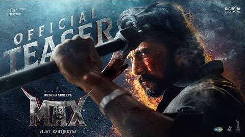MAX (Hindi) - Official Teaser | Baadshah Kichcha Sudeep | Vijay Kartikeyaa | B Ajaneesh Loknath