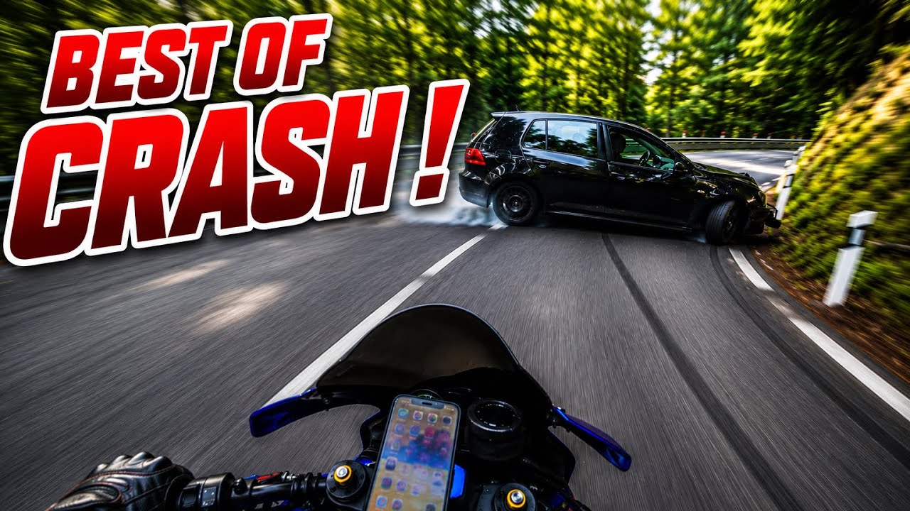 IL PERD LE CONTRÔLE DEVANT LE MOTARD ! 😡 | BEST OF CRASH #1