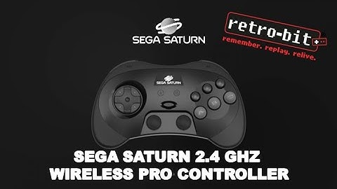 Retro-bit: Sega Saturn 2.4 GHZ Wireless Pro Controller - Unboxing & Impressions