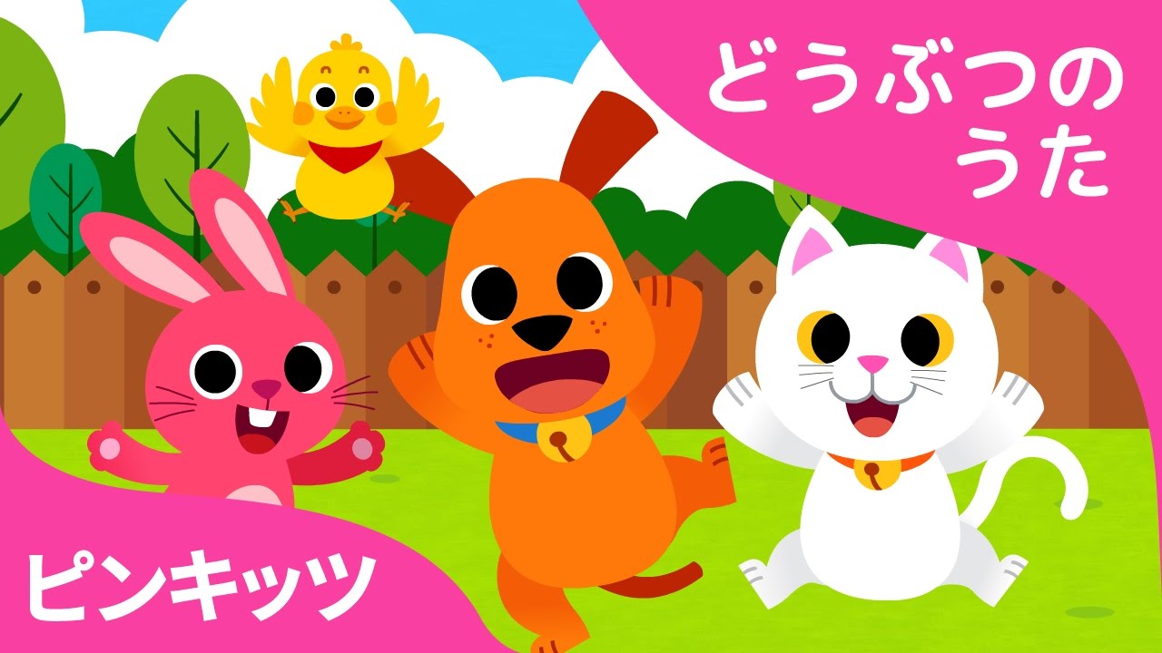 どうぶつのあかちゃん | Baby Animals | どうぶつのうた | ピンキッツ