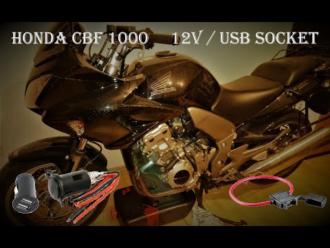 USB-/12 Volt-Steckdose am Motorrad montieren, HOW TO