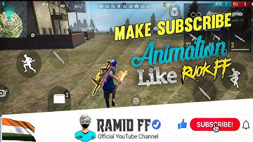 How To Make Subscribe Animation Like Ruok FF!! Free Fire Subscribe Animation Kinemaster Tutorial