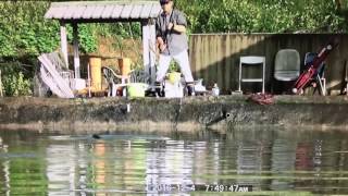寒冬晨釣2號子線ㄧ直斷（大魚頻頻來襲.手忙腳亂篇）2016.12/4汐止289釣魚池