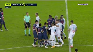 PSG vs Marseille Brawl (5 Red Cards)