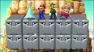 Mario Party 10 MiniGames Rosalina Vs Mario Vs Luigi Vs Wario (Master Difficulty)