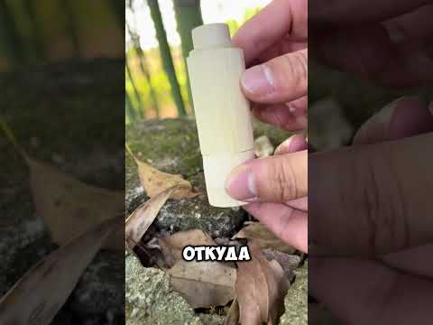 Внук сделал деревянную помаду для своей бабушки mini_wood_woodworking #short