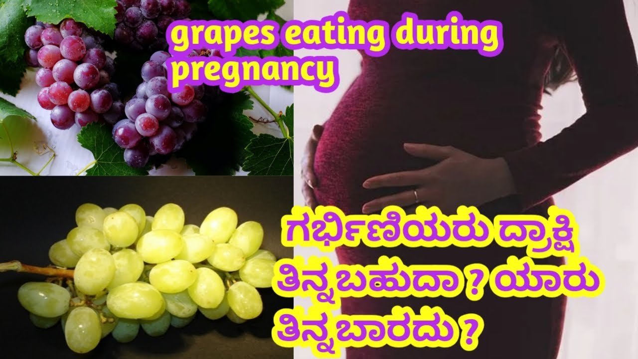 ಗರ್ಭಿಣಿಯರು ದ್ರಾಕ್ಷಿ ತಿನ್ನಬಹುದಾ l grapes eating during pregnancy l YouTube