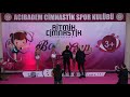 Baby Cup 2020 Ritmik Cimnastik Ödül Töreni   Öykü