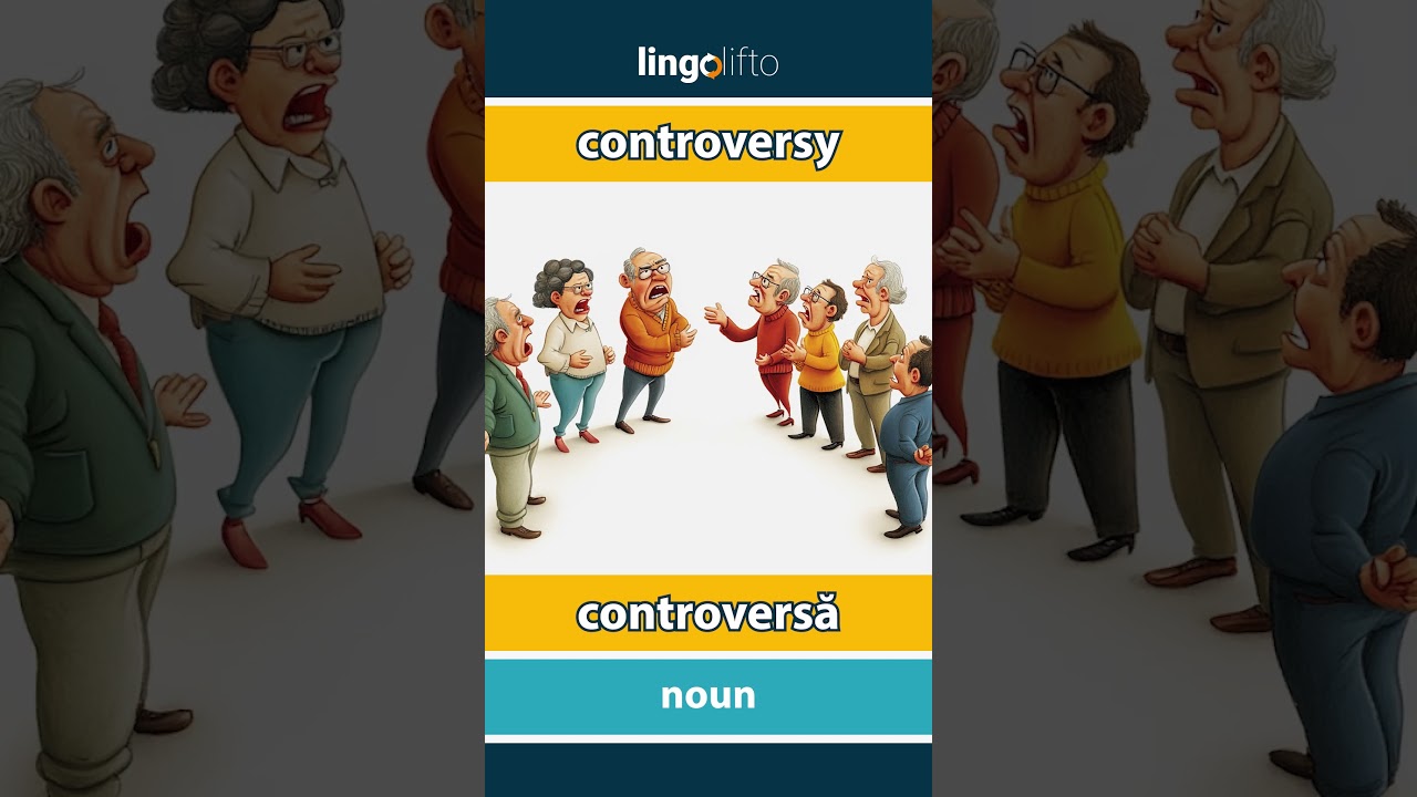 🇬🇧🇷🇴 controversy - controversă : learn English : să învățăm engleza