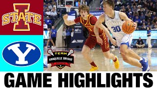 #6 Iowa State vs #20 BYU Highlights | NCAA Men's Basketball | 2024 College Basketball