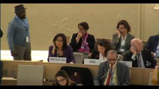 EAFORD - Human Rights Council 34th Session-Panel on Human Rights in Syria Ms Giulia Squadrin
