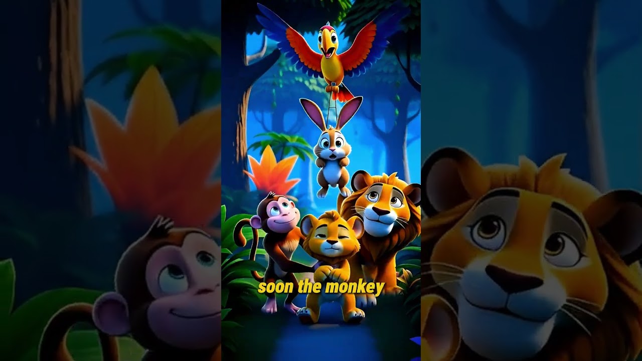 A Brave Little Lion Saves the Jungle | Kids Moral Story 