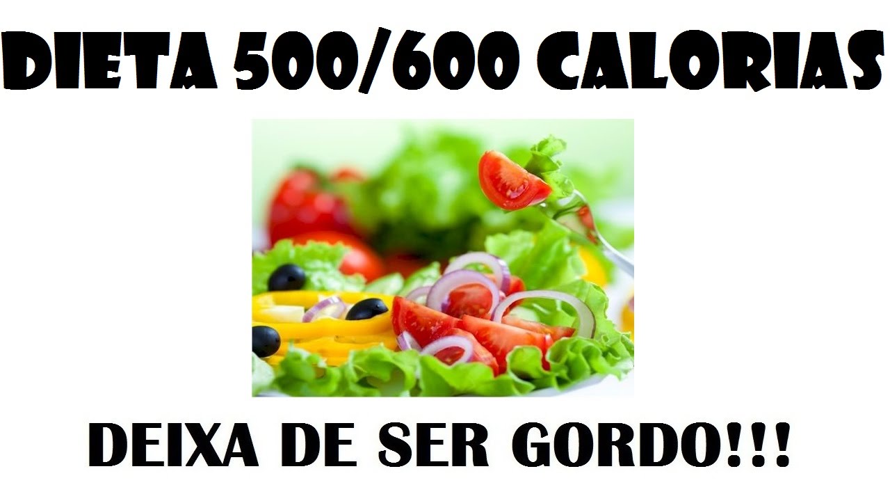 dieta 600 kcal menu