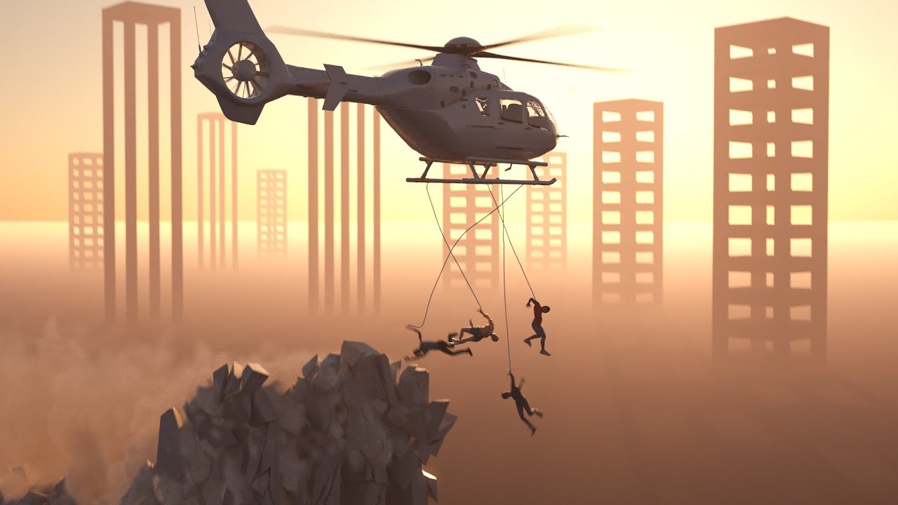 Get to The CHOPPA! / tyFlow Actors / Destruction / Phoenix Smoke ...