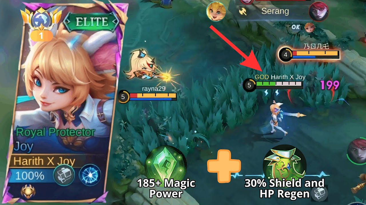 GAMEPLAY JOY EXP LANE BEFORE END SEASON 34