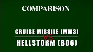 Cruise missile mw3 vs Hellstorm BO6 comparison