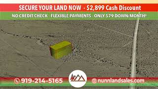 1.25-Acre Lot in Mohave, AZ for Only $79 Down/Month!