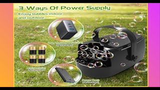 Bubble Machine Durable Automatic Bubble Blower Profile