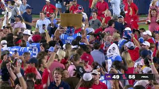 Ole Miss fans rush the field after holding off LSU in final seconds | ESPN College Football