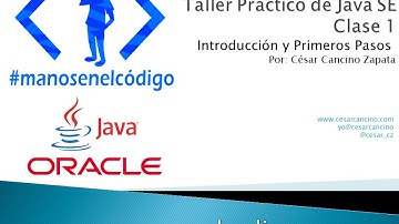 Clase 1 Taller Práctico de Java. Introducción